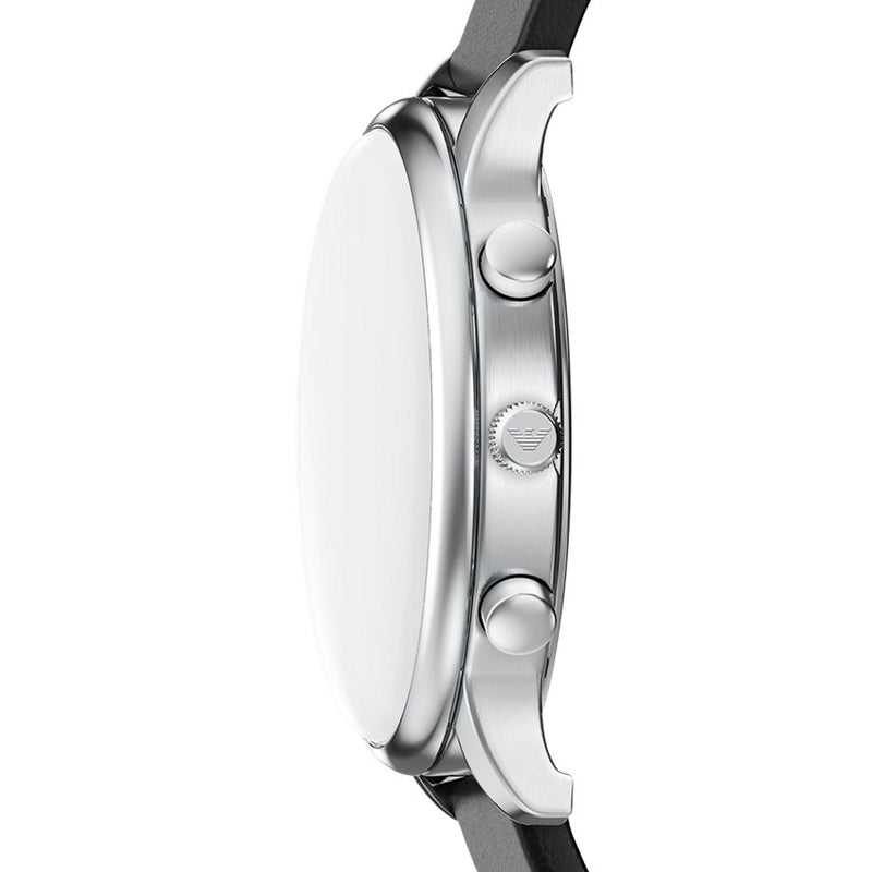 Emporio Armani Round Black Dial Watch AR11774-zoom-
