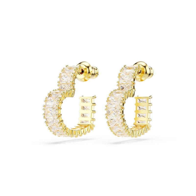 Swarovski Matrix Gold Ear Stud 5693512-zoom-