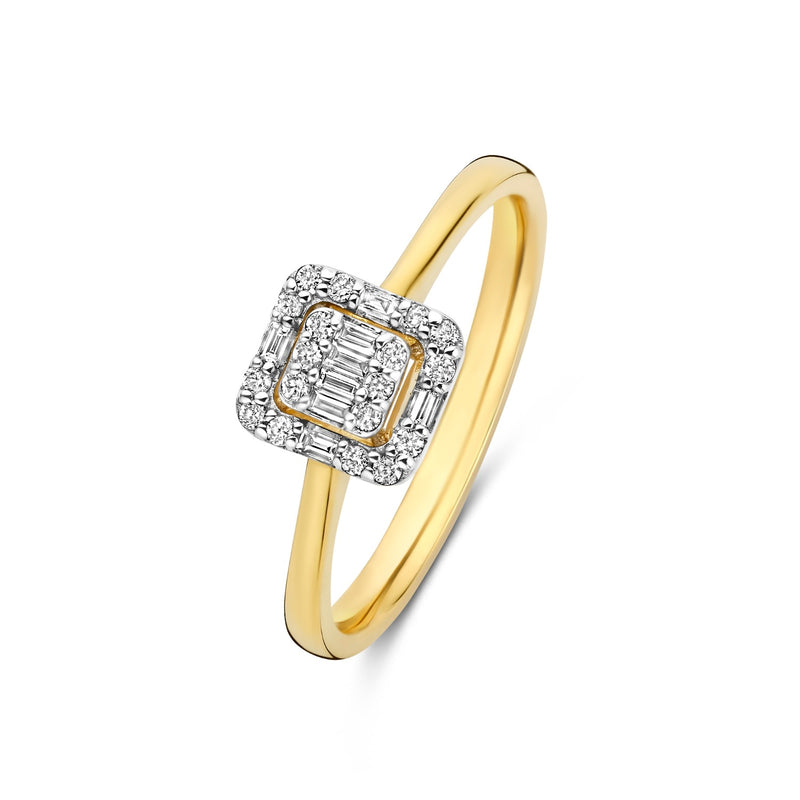 Isabel Bernard De la Paix Elena 14 karat gold ring with diamond 0.18 carat IBD330036-60-zoom-