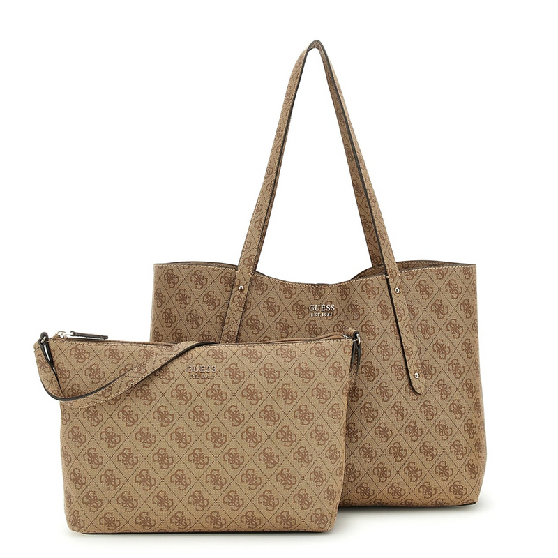 Guess Brenton Latte Logo Tote Bag HWLG96-48230-LTL-zoom-
