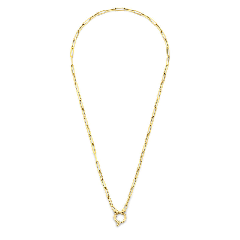 Isabel Bernard Aidee Odile 14 Carat Golden Schakel Necklace IB340160-zoom-