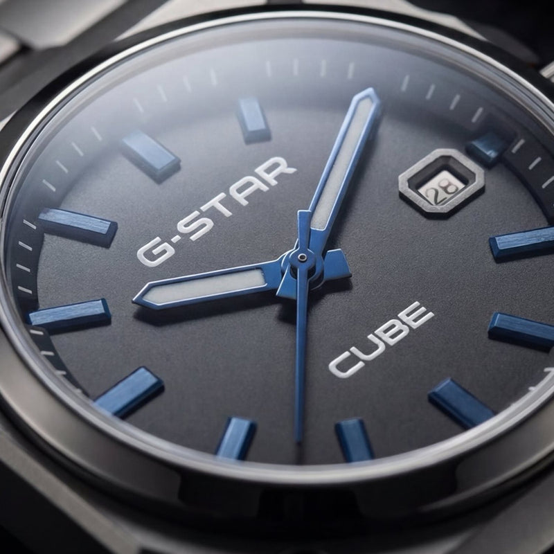 G-STAR Cube Gunmetal Analogue Men's Watch GSW.508.07-zoom-