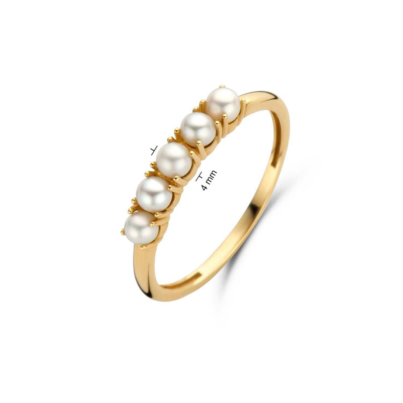 Jackie Gold 14 karat gold Ring JKR22.220.52-zoom-