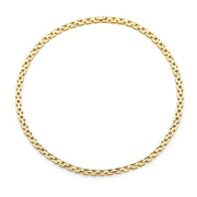 Parte Di Me Bibbiena Poppi Dante 925 Sterling Silver Gold Plated Link Necklace PDM34090