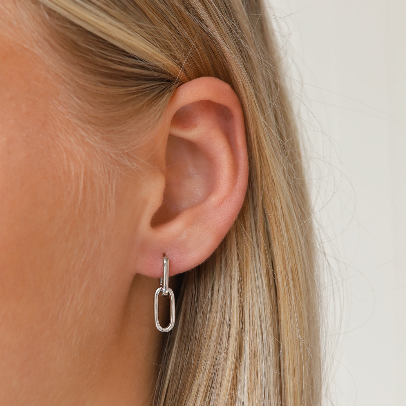Karma Hoops Silver Hoop Earrings H205S