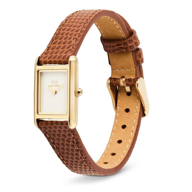Daniel Wellington Bound Mini Light Brown Lizard Women's Watch DW00100905-zoom-