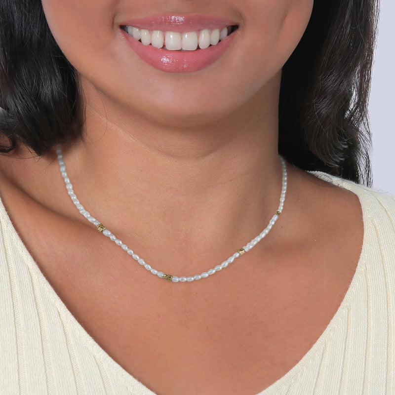 Elli 925 Sterling Silver Pearl Necklace with Pearl 2004-BF-0007245-001-zoom-