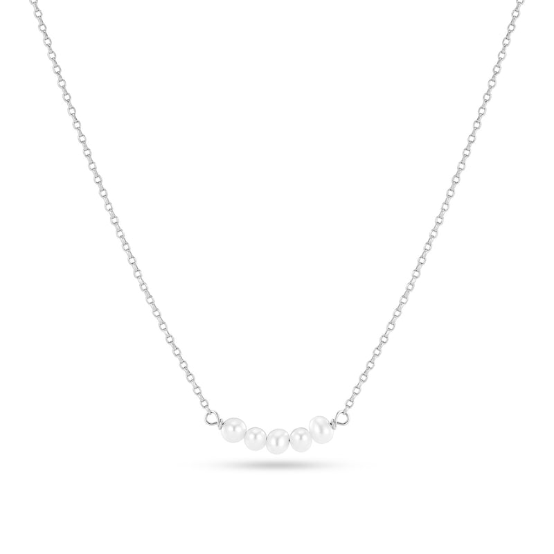 Sif Jakobs 925 Sterling Silver Perla Cinque Necklace SJ-N2735-P-zoom-