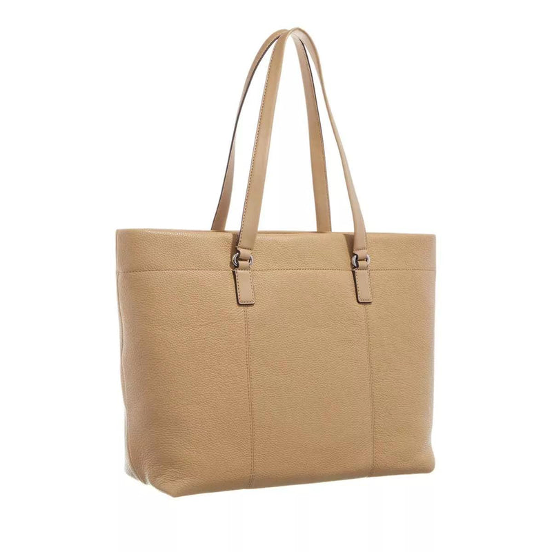 Michael Kors Beige Leather Shopper 30R3S04T3L-222-zoom-
