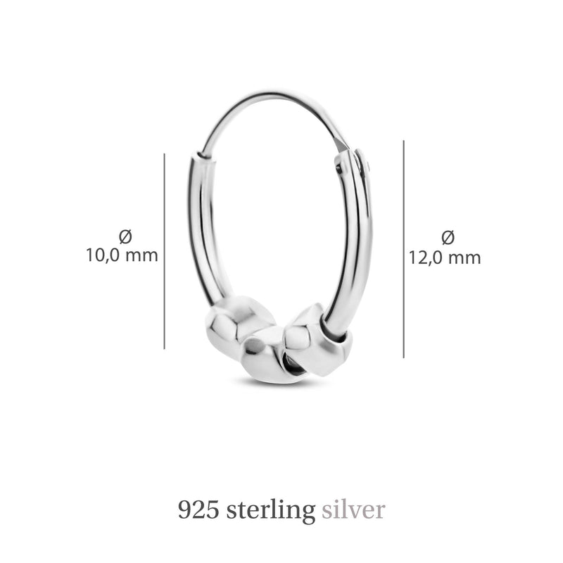 Violet Hamden Sisterhood Feminine 925 sterling Silver Hoop Earrings VH360031-zoom-