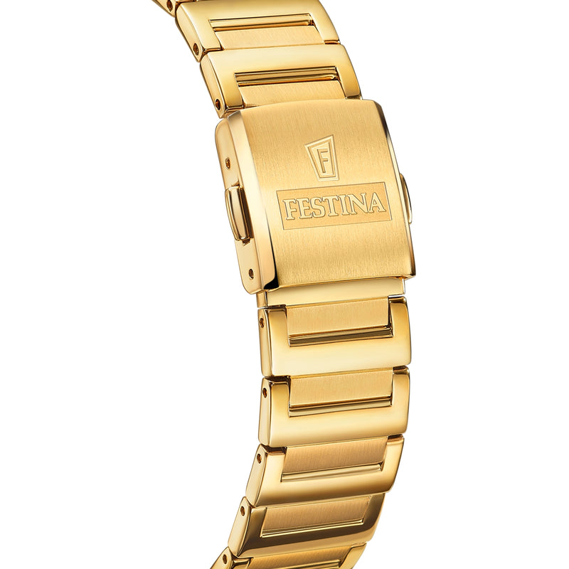 Festina On The Square Gold Watch F20680/1-zoom-