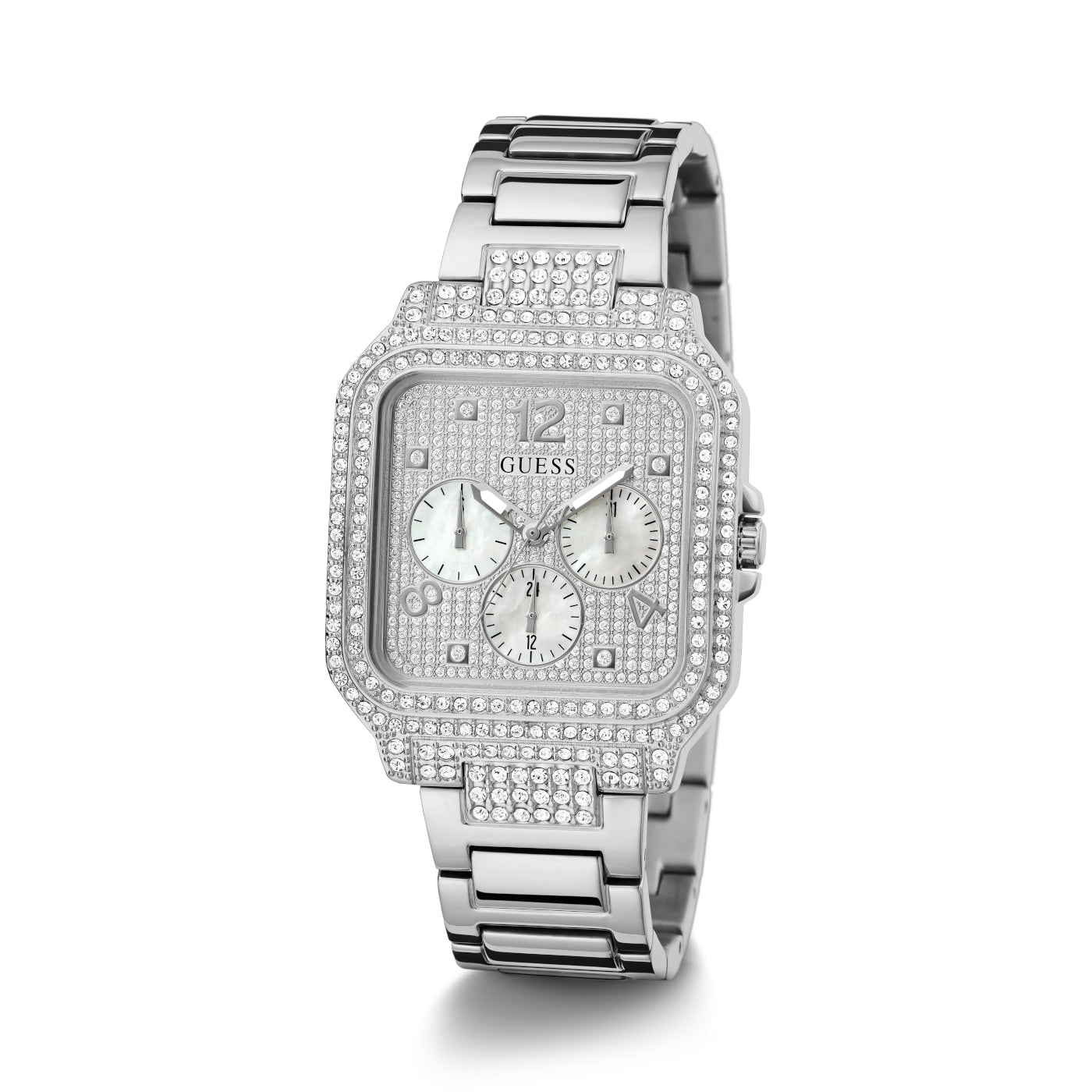 GUESS Deco Silver Watch GW0472L1