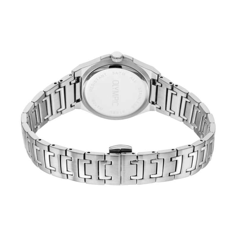 Olympic Momentum Silver and Blue Women's Watch OL66DSS026-zoom-