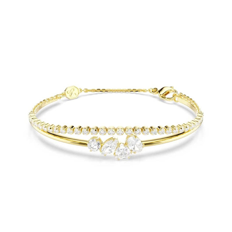 Swarovski Mesmera Attract Gold-Tone Double Bracelet 5747953-zoom-