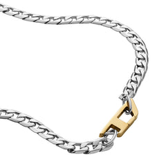 Diesel Silver Necklace DX1343040