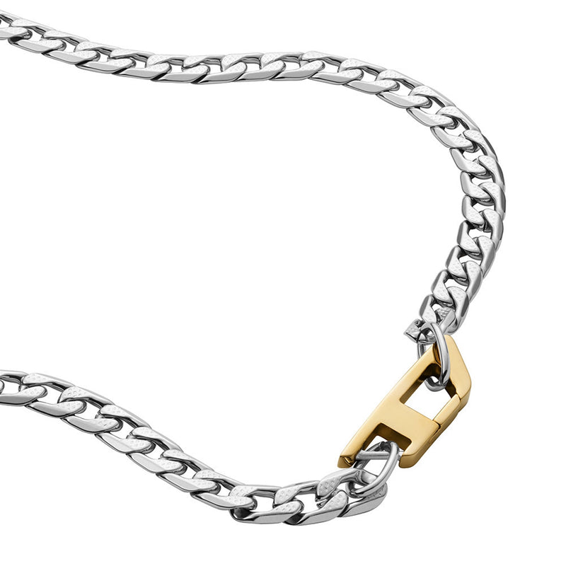 Diesel Silver Necklace DX1343040-zoom-
