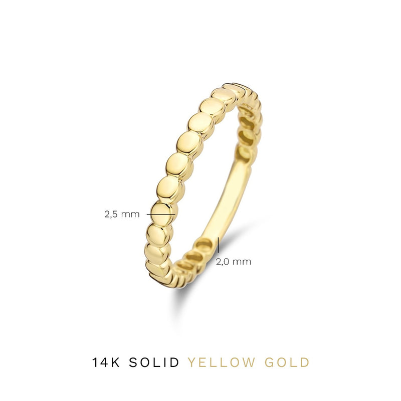 Isabel Bernard Rivoli Zélie 14 Carat Gold Ring IB330067-52 (size: 52)-zoom-