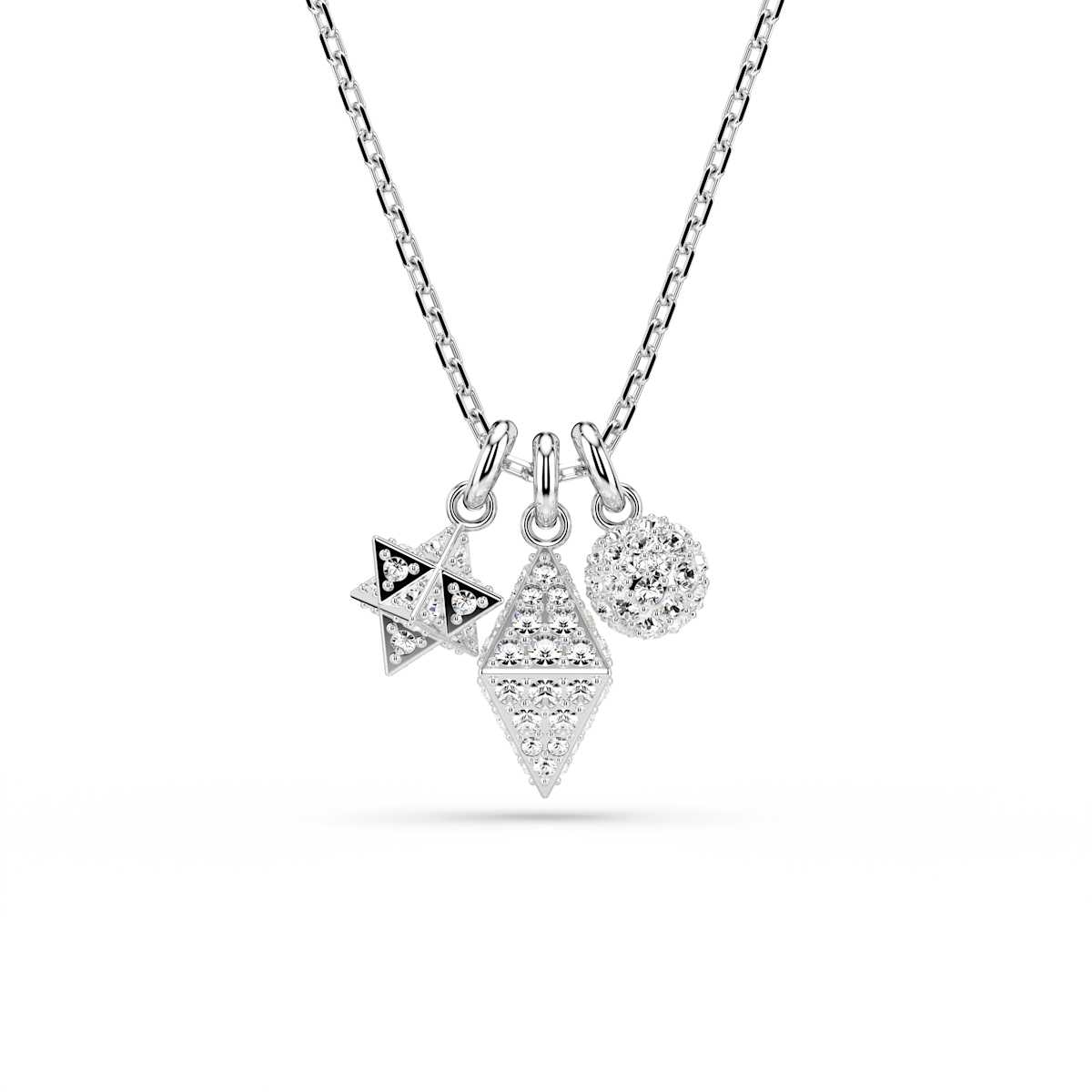 Swarovski Dextera Silver Coloured Metal Necklace 5700288