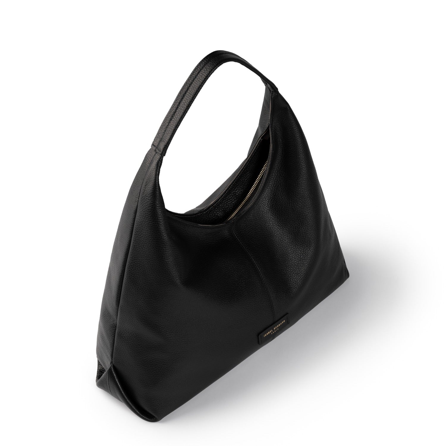 Isabel Bernard Honoré Grace black calfskin leather shoulder bag IB25093-001