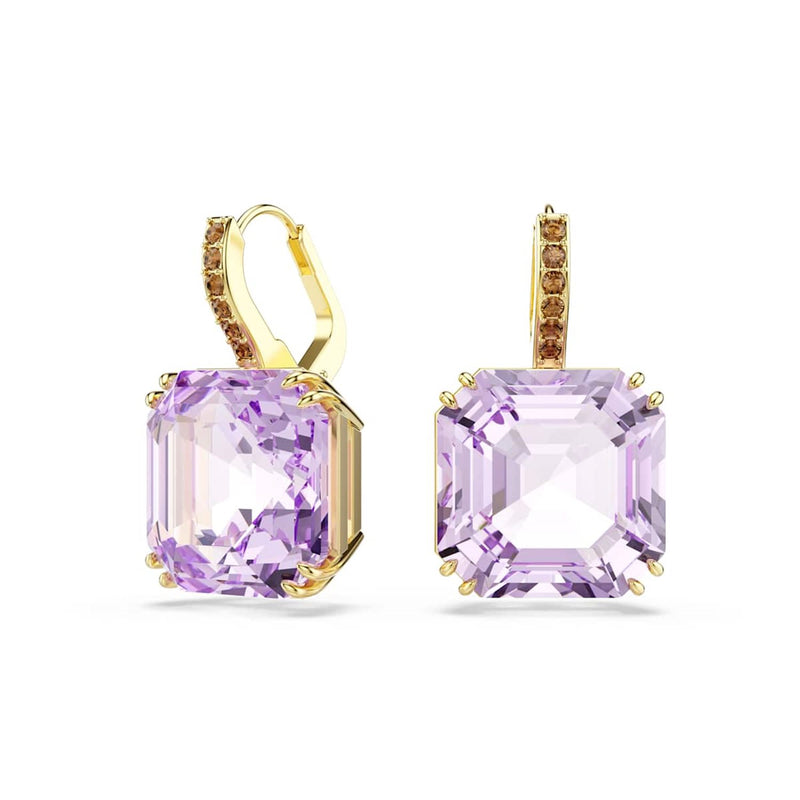 Swarovski Millenia Gold-Tone Earrings with Purple Crystal 5759990-zoom-