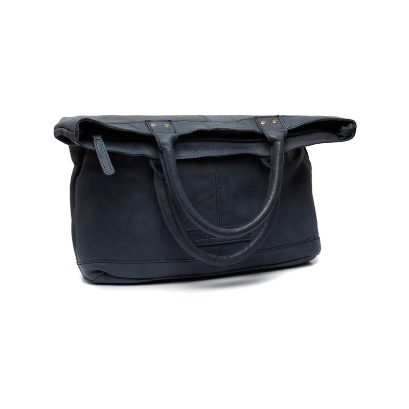The Chesterfield Brand Ontario Blue Leather Shopper C38.019810-zoom-