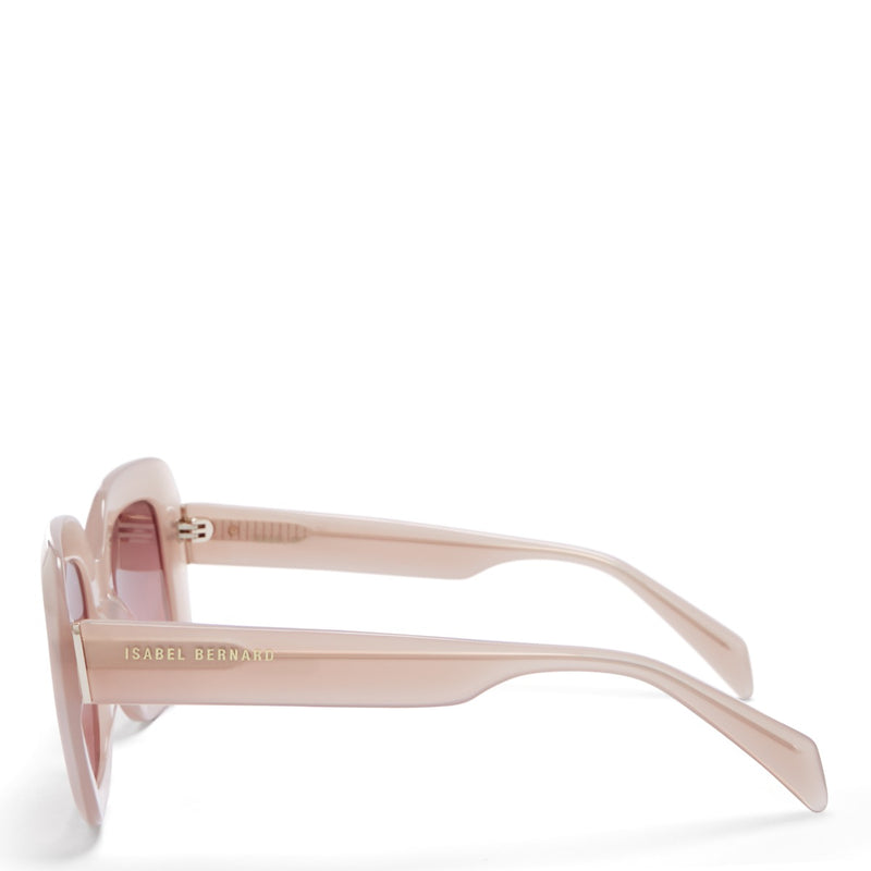 Isabel Bernard La Villette Rive Zacht Roze Vierkante Zonnebril IB400003-20-20-zoom-