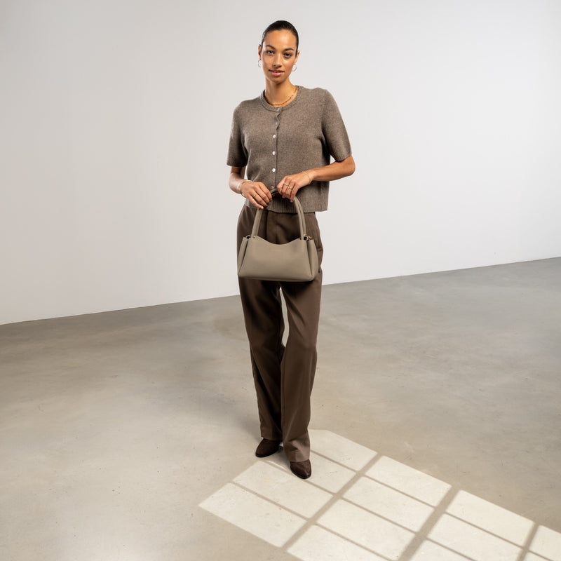 Isabel Bernard Honoré Eve Taupe Calfskin Leather handbag IB21133-078-zoom-