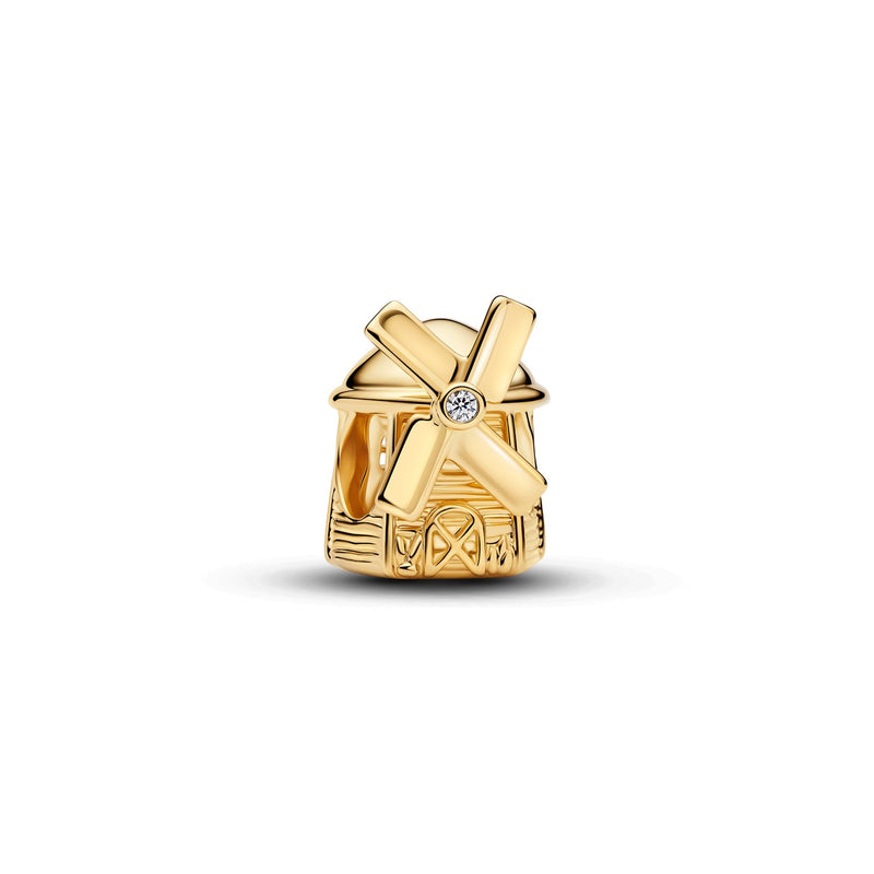 Pandora Moments Gold Plated Windmill Charm 764631C01-zoom-