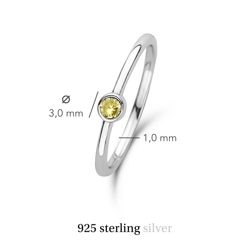 Violet Hamden Venus 925 Sterling Silver Ring with Birthstone VH330007NOV-60-zoom-