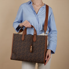 Michael Kors Gigi Brown Shopper 30H3G3GT3B-227