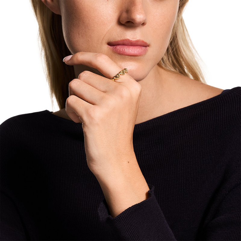 Emporio Armani Sentimental Brass Women's Ring EGS3332710-6.5-zoom-