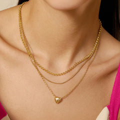 Ania Haie Sunny Sparkler Gold Coloured Sweetheart Necklace AH-N064-02G