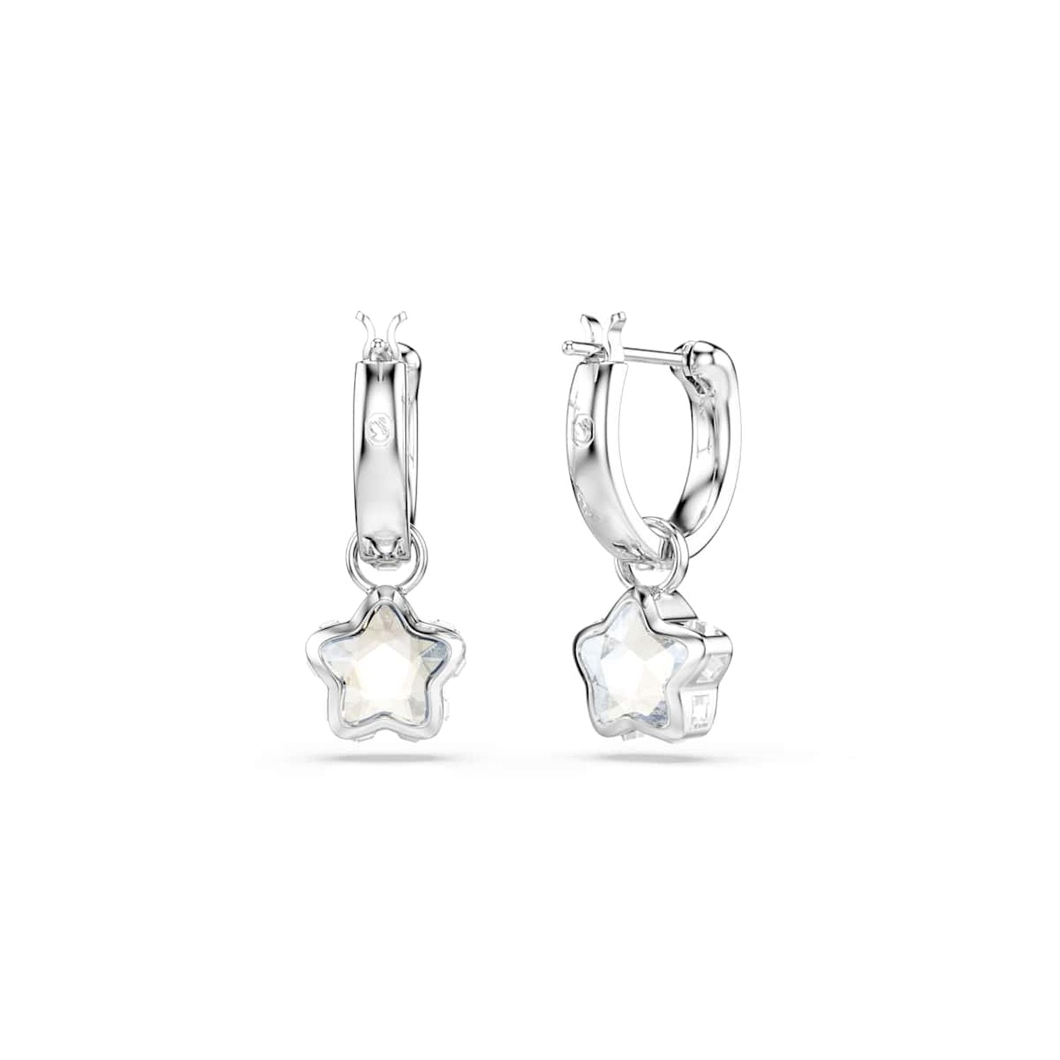 Swarovski Chroma Stars Silver-Tone Earrings 5754172