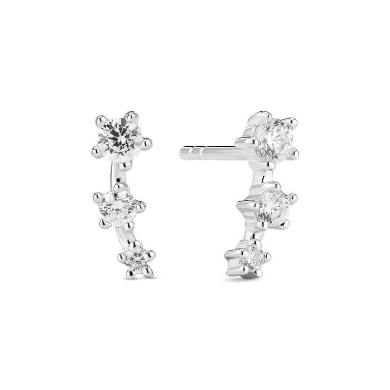 Sif Jakobs 925 Sterling Silver Lucente Tre Earrings SJ-E2703-CZ-zoom-