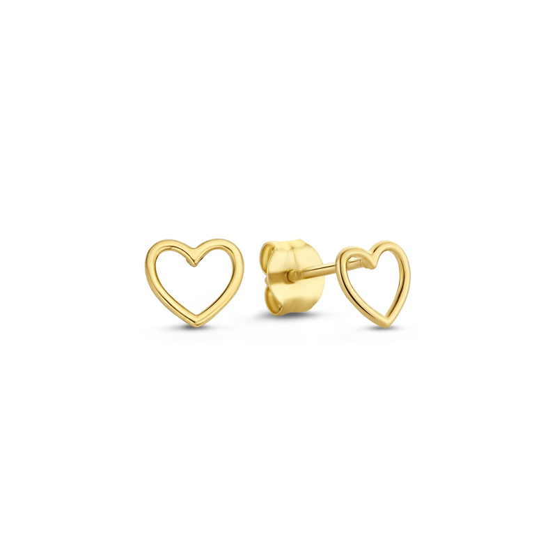 Isabel Bernard Belleville Amore 14 Carat Golden Ear Studs IB360232-zoom-