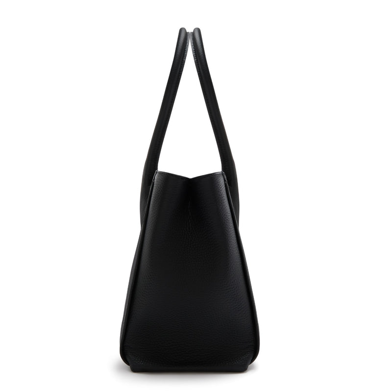Isabel Bernard Honoré Cloe Midi Black Calfskin Leather Handbag IB25082-001-zoom-