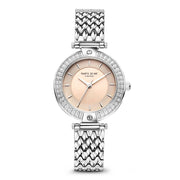 Parte Di Me Orologio Rond Women'sWatch Silver-coloured and Taupe PDM09009
