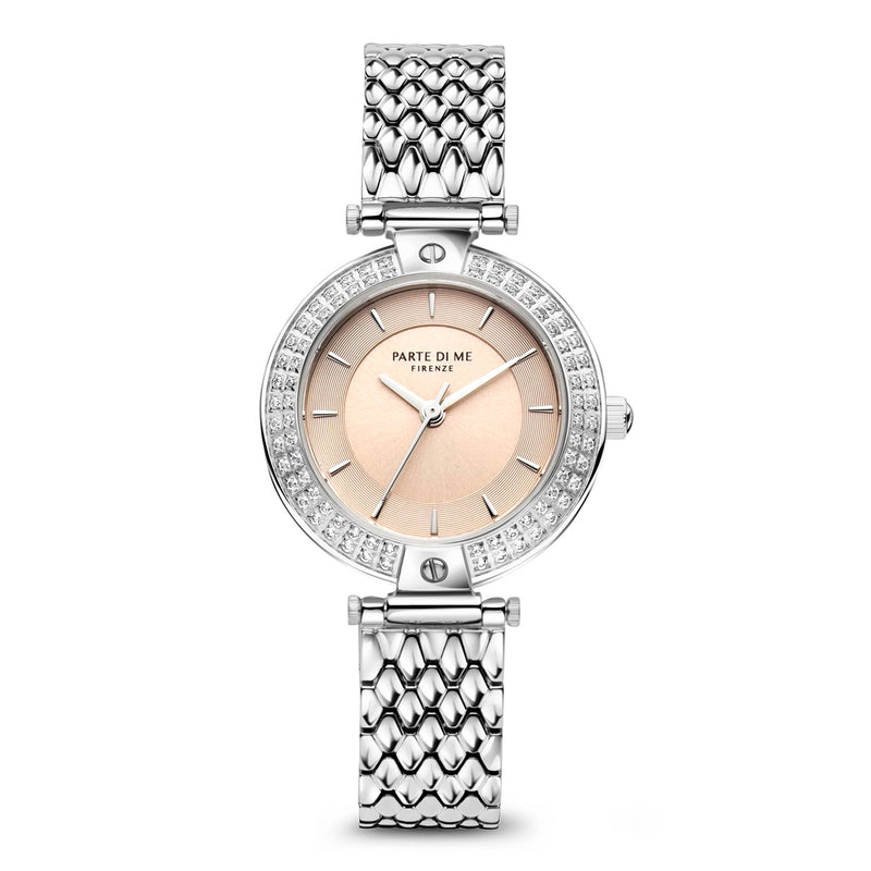 Parte Di Me Orologio Rond Women'sWatch Silver-coloured and Taupe PDM09009-zoom-