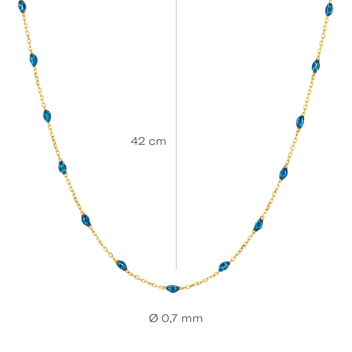 Blush 14 karat gold Necklace 3162YRB