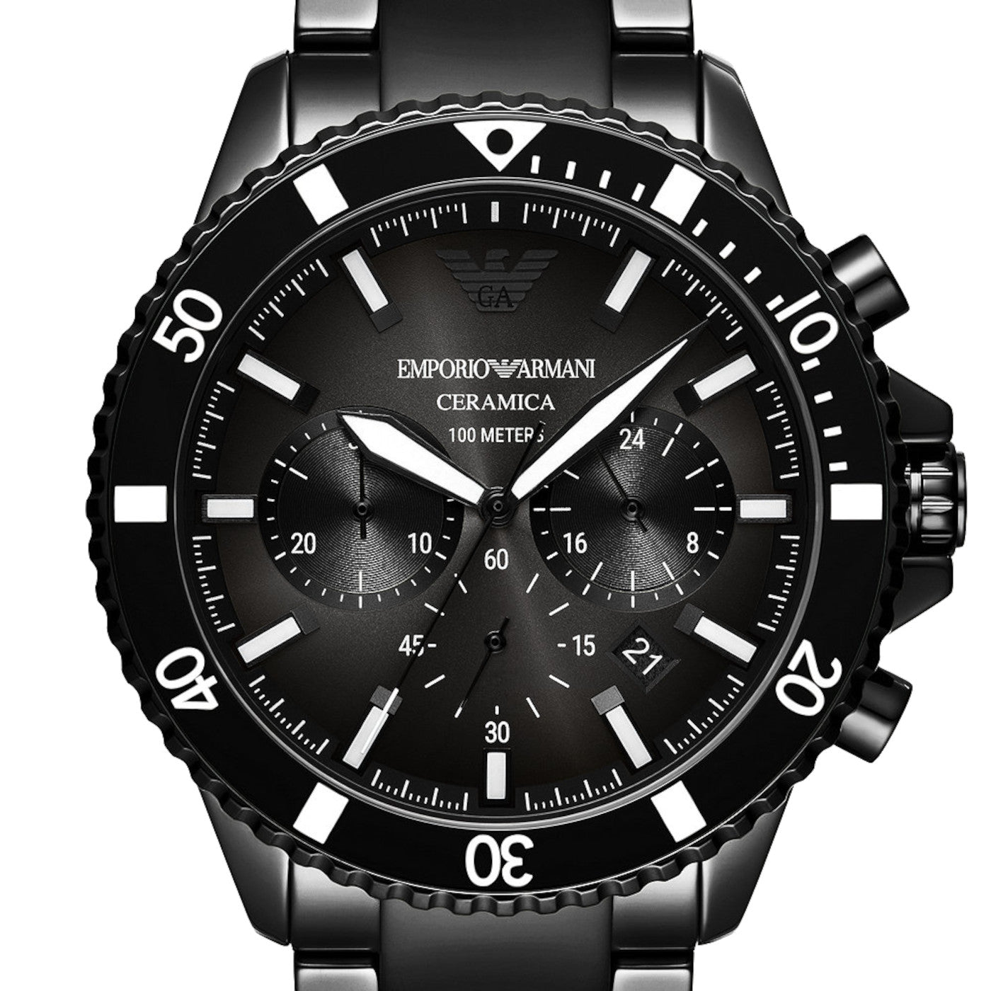 Emporio Armani Black Ceramic Ceramics Watch AR70010 Emporio Armani Black Ceramic Ceramics Watch AR70010