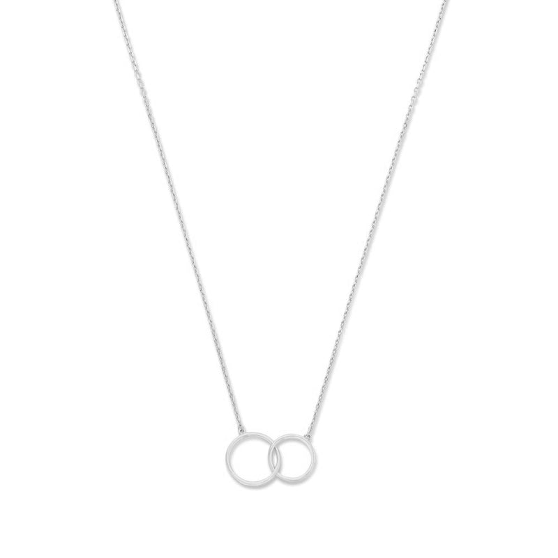 Isabel Bernard Saint Germain Loulou 14 Carat White Golden NecklacewithRingetjes IB340069-zoom-