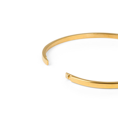 Kenza Nisrine Gold-coloured Small Bangle Bracelet MB1723