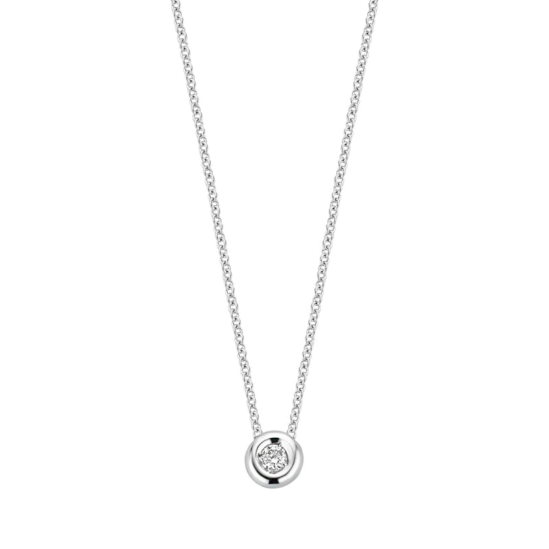 Blush Diamonds 14 karat white gold Necklace 3113WDI-zoom-