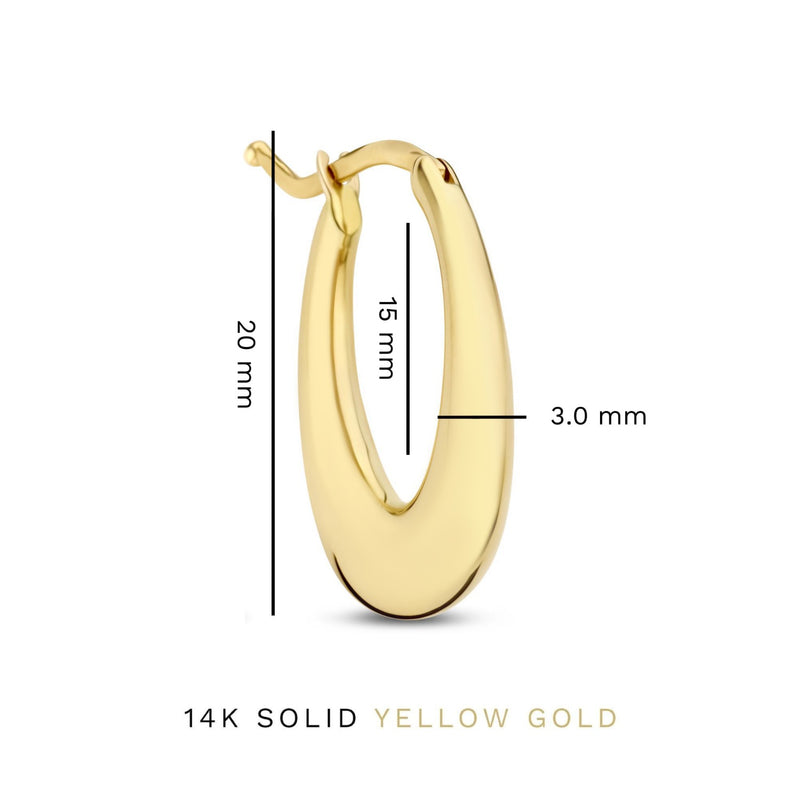 Isabel Bernard Rivoli Maryn 14 Carat Golden Drop earrings IB360246-zoom-