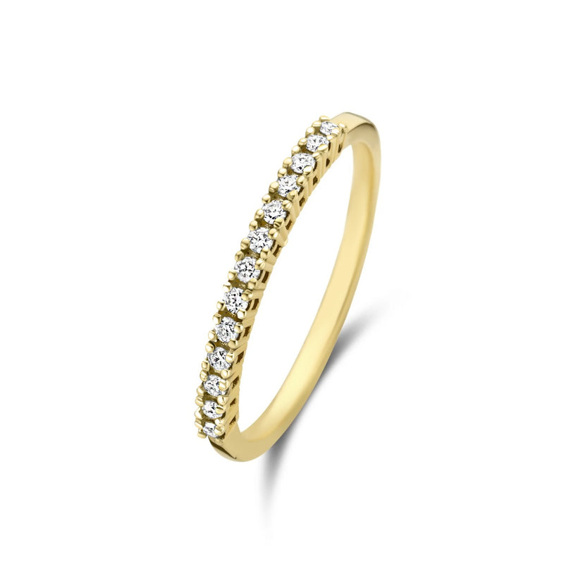 Isabel Bernard De la Paix Madeline 14 Carat Gold Ring | diamond 0.14 ct | IBD330023-54-zoom-