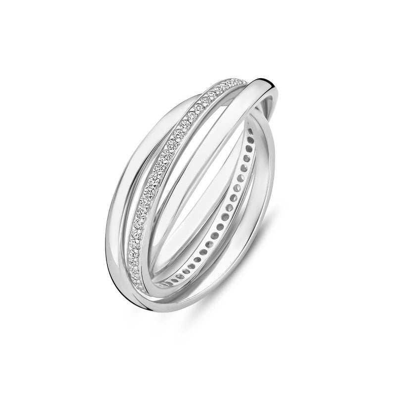 Parte di Me Ponte Vecchio Lanza 925 Sterling Silver Ring with Zirconia PDM33071-48-zoom-