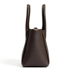Isabel Bernard Honoré Cloe Mini brown calfskin leather handbag IB21124-031