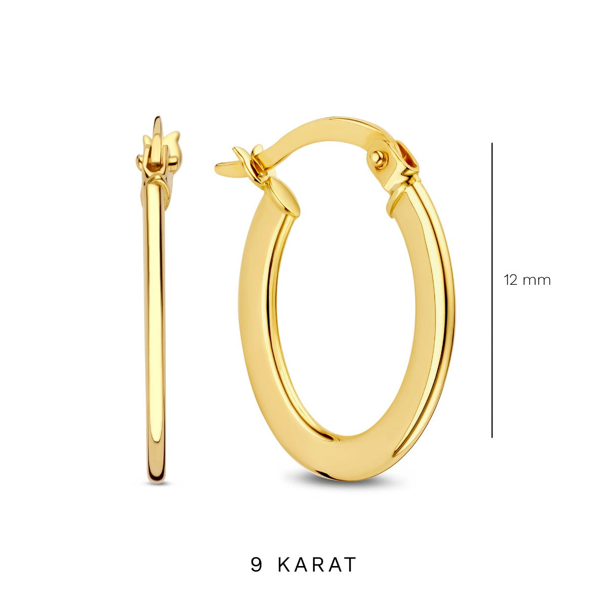 Beloro Jewels La Rinascente Gabriela 9 Karat Gold Earrings BO360073