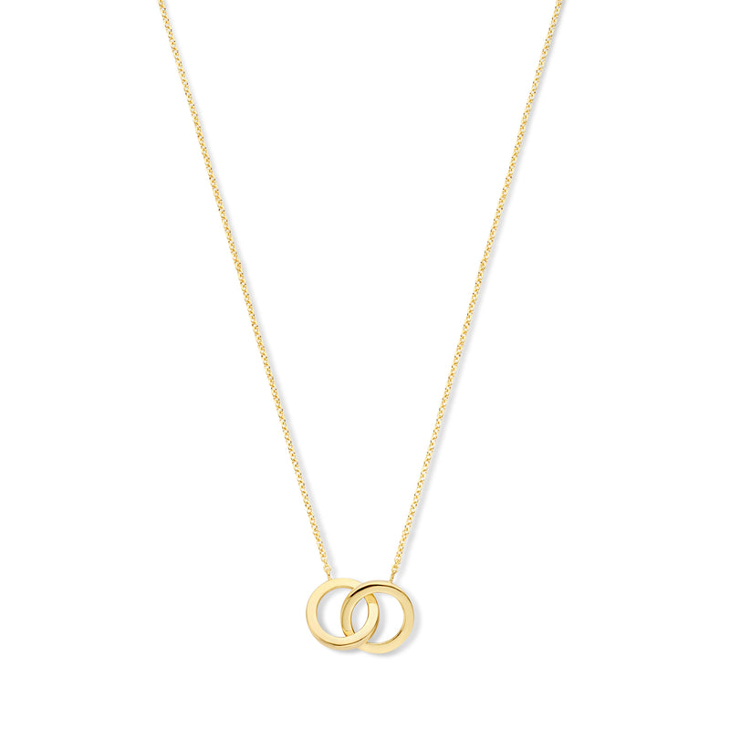 Isabel Bernard 14 Carat Golden Le Marais Zoé Necklace IB340131 (Length: 40.00-44.00 cm)-zoom-