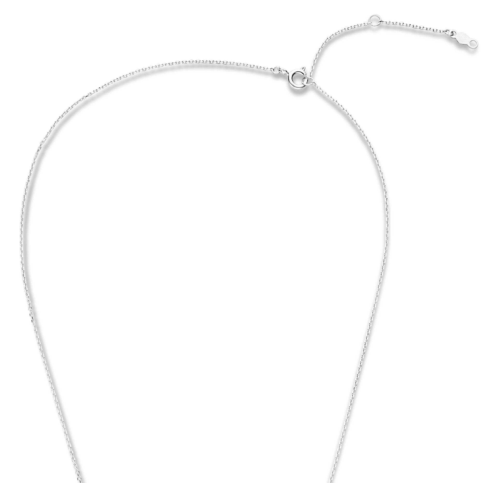 Violet Hamden Venus 925 Sterling Silver Necklace with Birthstone VH340009-AUG